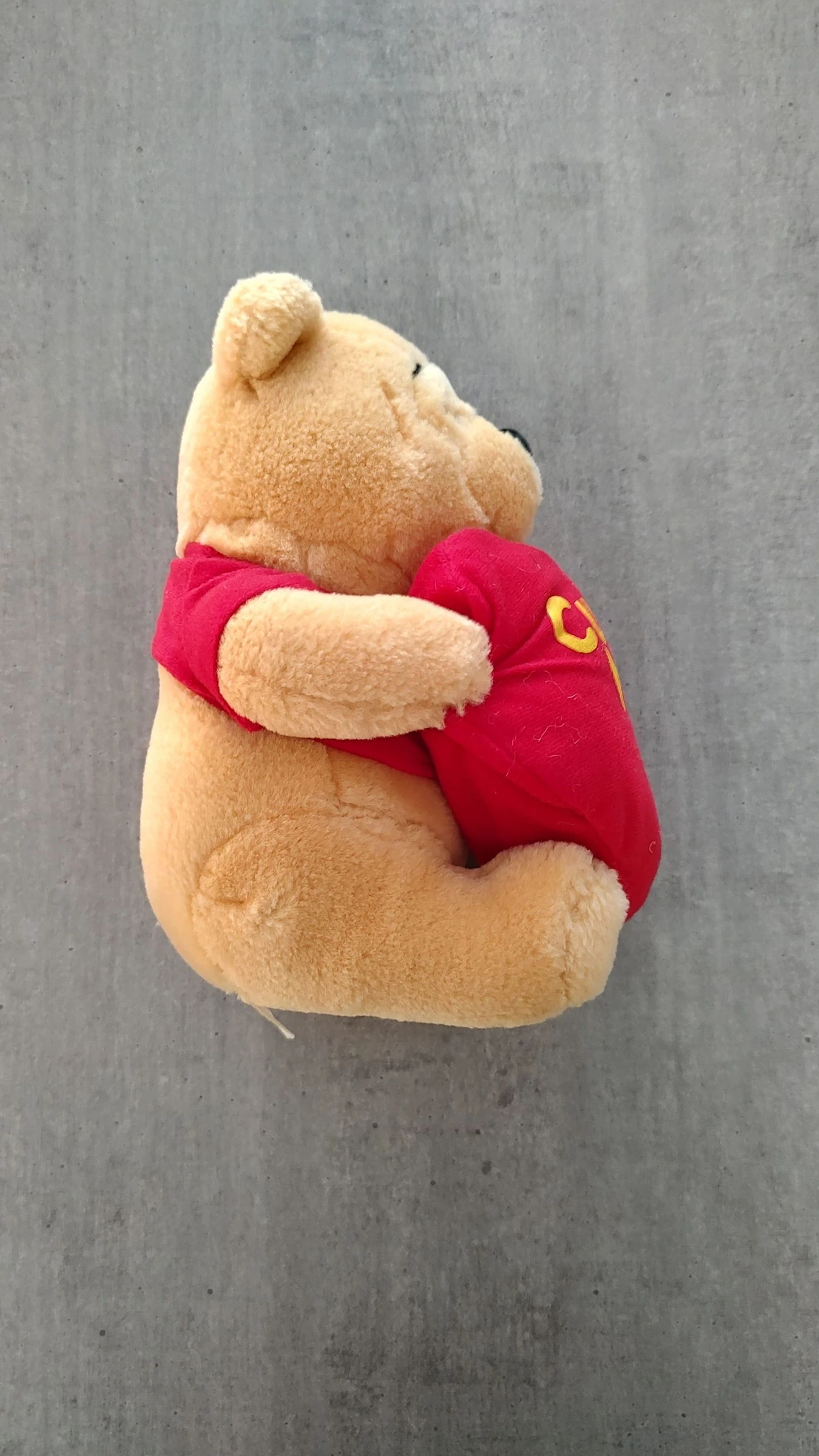 Peluche de Winnie Pooh sosteniendo un corazón "Cuddle Me" - Disney – photo 3